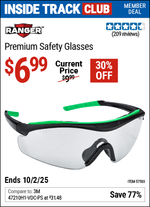 Harbor Freight Coupons, HF Coupons, 20% off - All-Day Wear Safety Glasses