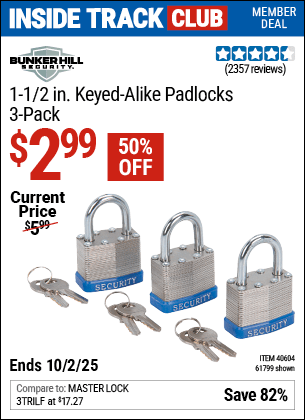 Harbor Freight Coupons, HF Coupons, 20% off - 3 Piece, 1-1/2