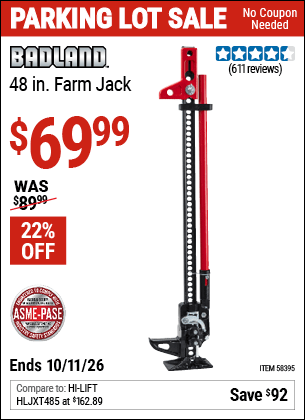 Harbor Freight Coupons, HF Coupons, 20% off - 58395
