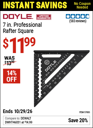 Harbor Freight Coupons, HF Coupons, 20% off - 57083