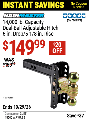 Harbor Freight Coupons, HF Coupons, 20% off - 72685
