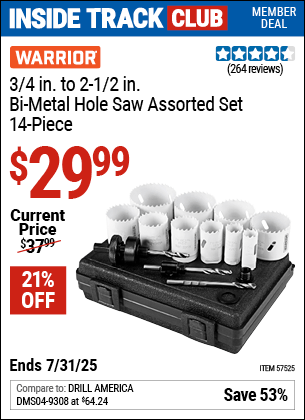 Harbor Freight Coupons, HF Coupons, 20% off - WARRIOR 3/4 in. for $24.99