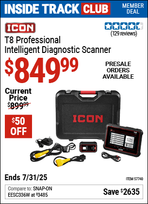 Harbor Freight Coupons, HF Coupons, 20% off - 57740