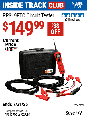 Harbor Freight Coupons, HF Coupons, 20% off - POWER PROBE Circuit Tester 