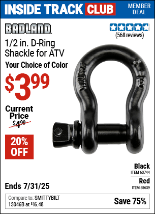 Harbor Freight Coupons, HF Coupons, 20% off - Badland 1/2