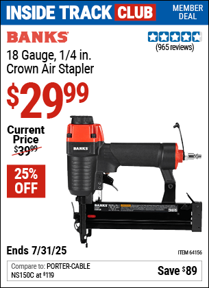 Harbor Freight Coupons, HF Coupons, 20% off - 18 Gauge, 1/4