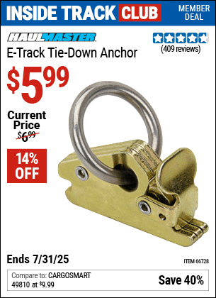 Harbor Freight Coupons, HF Coupons, 20% off - E-track Ring