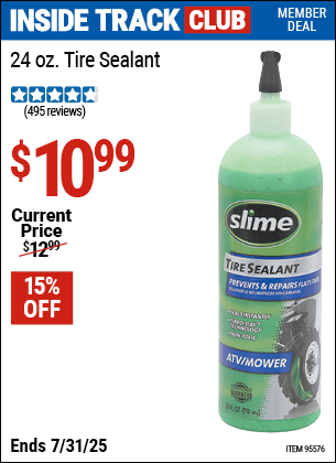 Harbor Freight Coupons, HF Coupons, 20% off - 24 Oz. Slime Tire Sealant