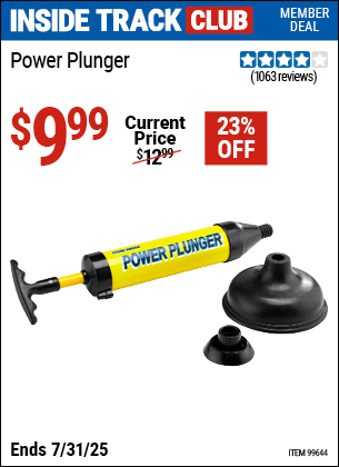 Harbor Freight Coupons, HF Coupons, 20% off - Power Plunger