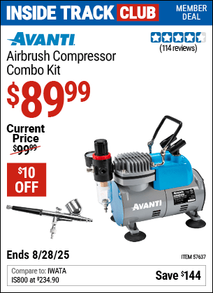Harbor Freight Coupons, HF Coupons, 20% off - Airbrush Compressor Combo Kit