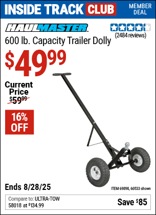 Harbor Freight Coupons, HF Coupons, 20% off - Heavy Duty Trailer Dolly