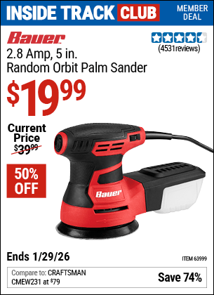 Harbor Freight Coupons, HF Coupons, 20% off - Bauer 2.8 Amp 5