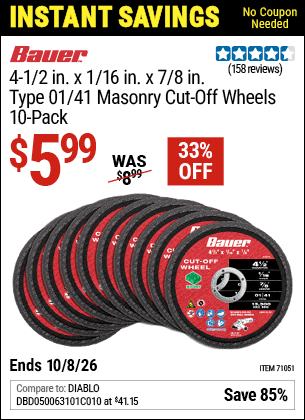 Harbor Freight Coupons, HF Coupons, 20% off - 71051