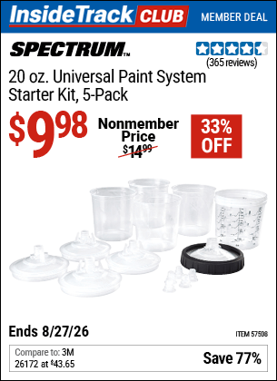 Harbor Freight Coupons, HF Coupons, 20% off - Universal Paint System Starter Kit, 17 Pc.