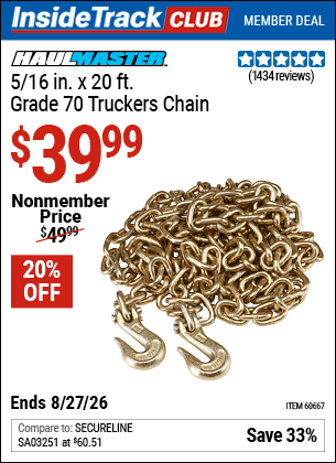 Harbor Freight Coupons, HF Coupons, 20% off - 5/16