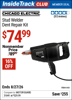 Harbor Freight Coupons, HF Coupons, 20% off - Stud Welder Dent Repair Kit