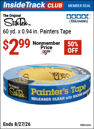 Harbor Freight Coupons, HF Coupons, 20% off - 60 Yd. X 0.94