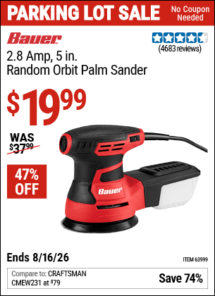 Harbor Freight Coupons, HF Coupons, 20% off - Bauer 2.8 Amp 5