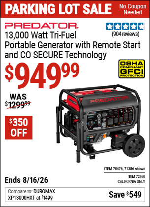 Harbor Freight Coupons, HF Coupons, 20% off - 71386