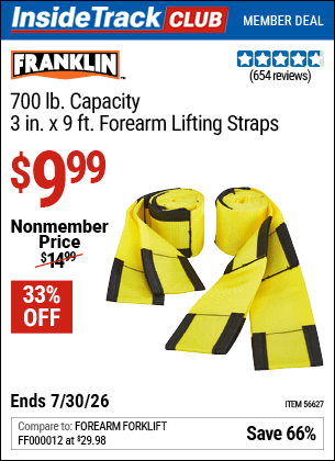 Harbor Freight Coupons, HF Coupons, 20% off - Forearm Lifting Straps