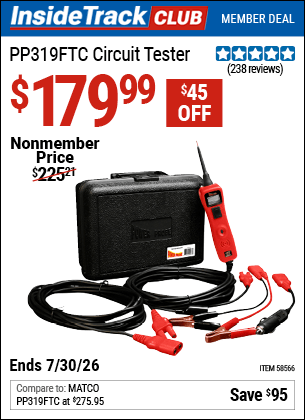 Harbor Freight Coupons, HF Coupons, 20% off - POWER PROBE Circuit Tester 