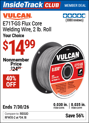 Harbor Freight Coupons, HF Coupons, 20% off - Flux Core Welding Wire