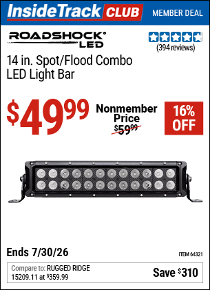 Harbor Freight Coupons, HF Coupons, 20% off - Roadshock 14