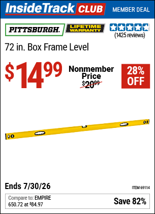 Harbor Freight Coupons, HF Coupons, 20% off - 72