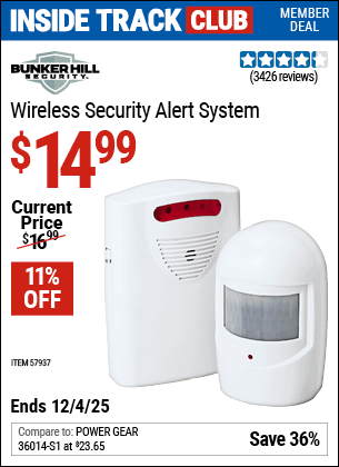 Harbor Freight Coupons, HF Coupons, 20% off - Wireless Security Alert System
