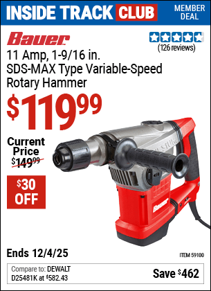 Harbor Freight Coupons, HF Coupons, 20% off - BAUER 11 Amp 