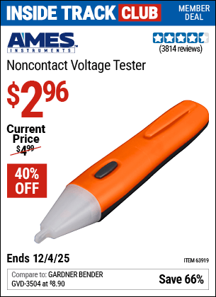 Harbor Freight Coupons, HF Coupons, 20% off - Non-contact Voltage Tester