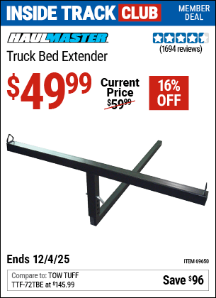 Harbor Freight Coupons, HF Coupons, 20% off - Truck Bed Extender