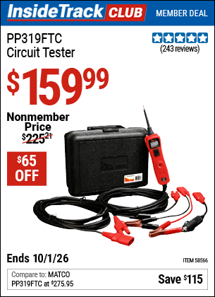Harbor Freight Coupons, HF Coupons, 20% off - POWER PROBE Circuit Tester 