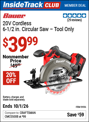 Harbor Freight Coupons, HF Coupons, 20% off - 59556