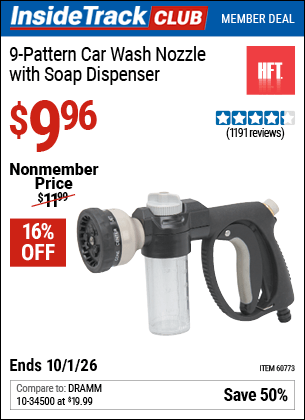 Harbor Freight Coupons, HF Coupons, 20% off - Car Wash Nozzle