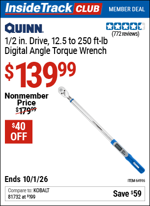 Harbor Freight Coupons, HF Coupons, 20% off - 1/2