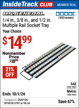 Harbor Freight Coupons, HF Coupons, 20% off - 1/4