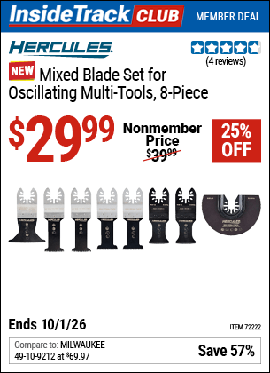 Harbor Freight Coupons, HF Coupons, 20% off - 72222