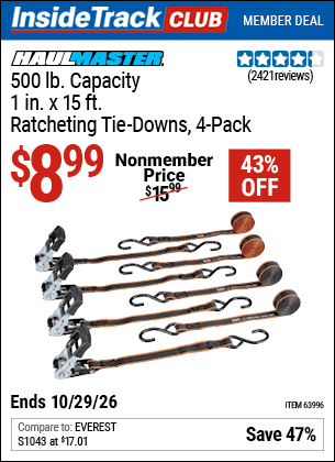Harbor Freight Coupons, HF Coupons, 20% off - 4 Piece, 1