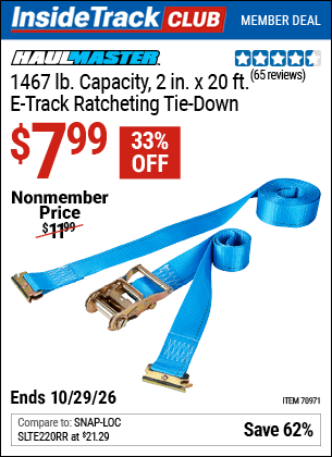 Harbor Freight Coupons, HF Coupons, 20% off - 70971