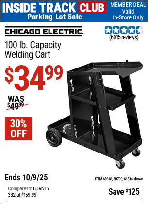 Harbor Freight Coupons, HF Coupons, 20% off - Mig-flux Welding Cart