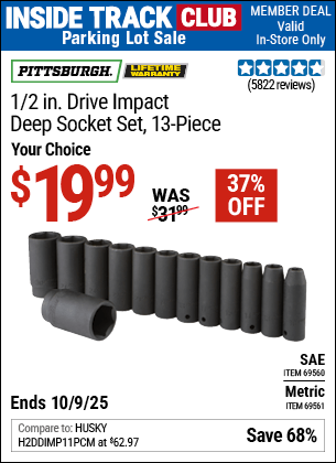 Harbor Freight Coupons, HF Coupons, 20% off - 13 Piece, 1/2