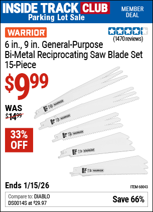 Harbor Freight Coupons, HF Coupons, 20% off - 15 Piece, 6
