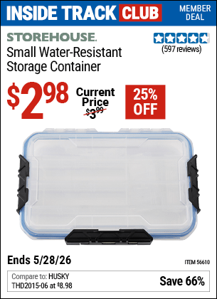 Harbor Freight Coupons, HF Coupons, 20% off - Small Organizer IP55 Rated
