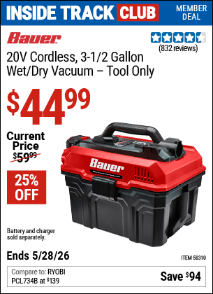 Harbor Freight Coupons, HF Coupons, 20% off - 58310
