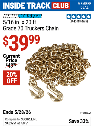Harbor Freight Coupons, HF Coupons, 20% off - 5/16