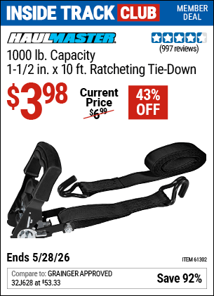 Harbor Freight Coupons, HF Coupons, 20% off - 1000 Lb. Capacity 1-1/2
