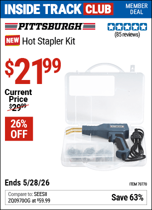 Harbor Freight Coupons, HF Coupons, 20% off - 70770