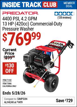 Harbor Freight Coupons, HF Coupons, 20% off - 71102
