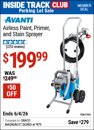Harbor Freight Coupons, HF Coupons, 20% off - Airless Paint, Primer & Stain Sprayer